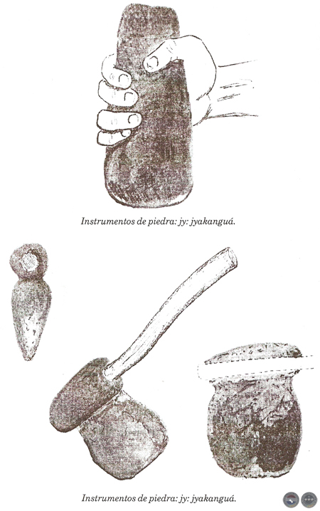 INSTRUMENTOS Y ARMAS (CULTURA GUARANÍ) - POR DIONISIO GONZÁLEZ TORRES